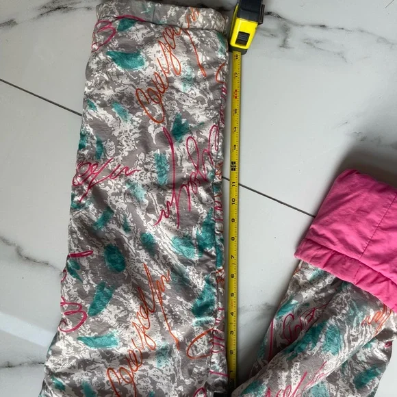 Vintage Hot Gear Kids 90s Snowsuit Vibrant Colorblock Pink Ski Winter One-Piece - Picture 9 of 10